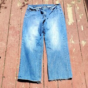 Lucky Brand Blue Wide Leg Jeans Classic Fit